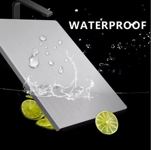 KitchenEase™ Premium Stainless Steel Cutting Board