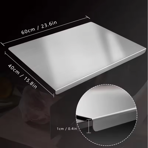KitchenEase™ Premium Stainless Steel Cutting Board