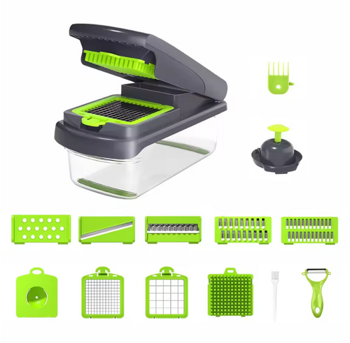 KitchenEase™ Vegetable Chopper, 15-in-1 Multifunctional Essential Kitchen Tool